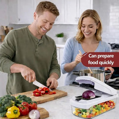 Melo Vegetable Cutter | 15-in-1 Multifunctional Chopper