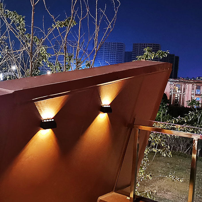 Modern Solar LED Outdoor Waterproof Garden Wall Sconce Lamp