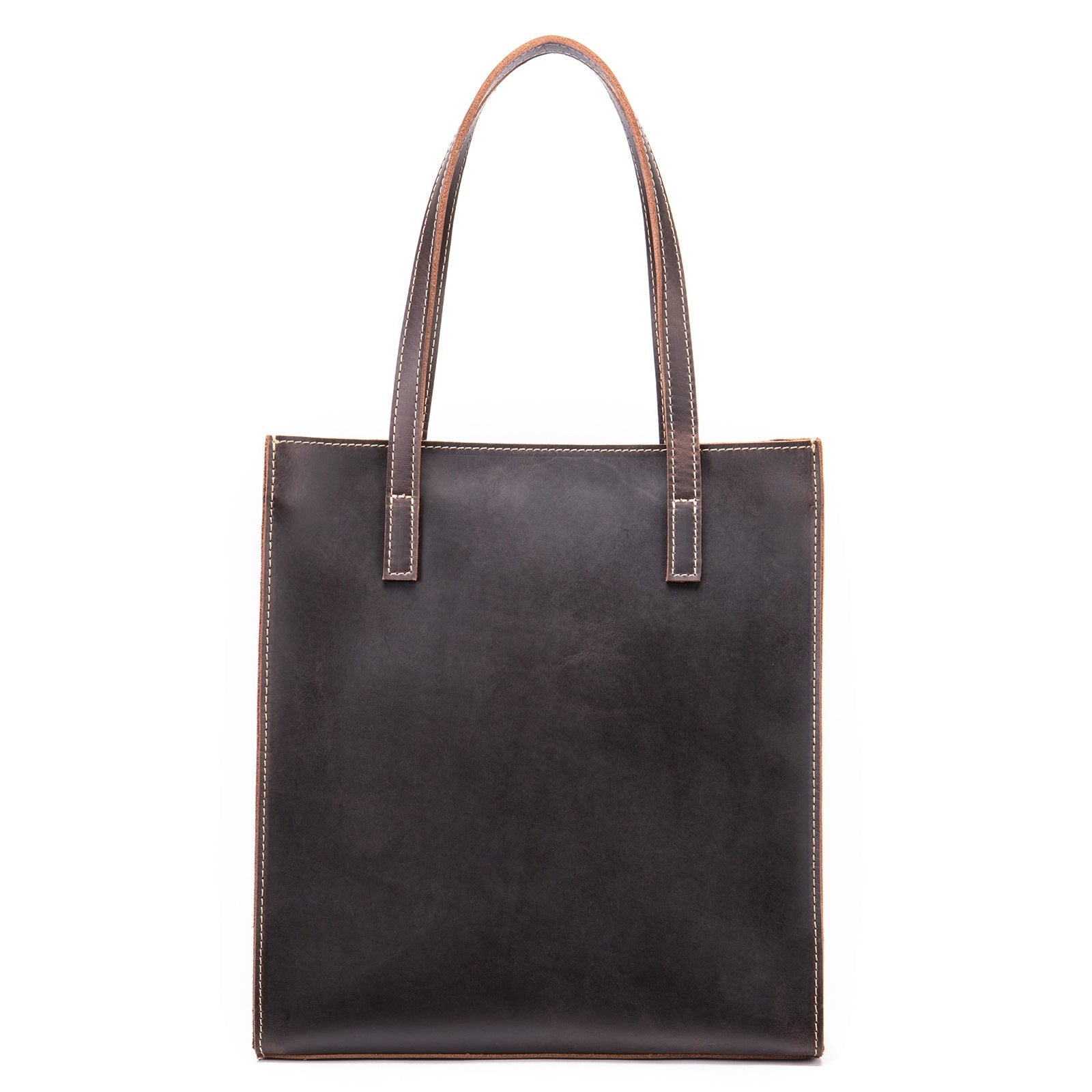 Sac fourre-tout en cuir véritable pour femme, sac à bandoulière, sac à main, sac de tous les jours de grande capacité, cadeau d'anniversaire pour elle