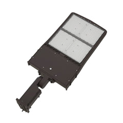 Lampadaires LED 300 W pour extérieur, 5 700 K, montage universel, bronze, étanche IP65, AC 120-277 V, éclairage de parking à LED - éclairage de sécurité de rue pour zones commerciales