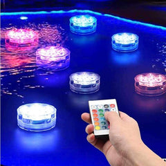 Luces LED sumergibles para piscinas de 16 colores