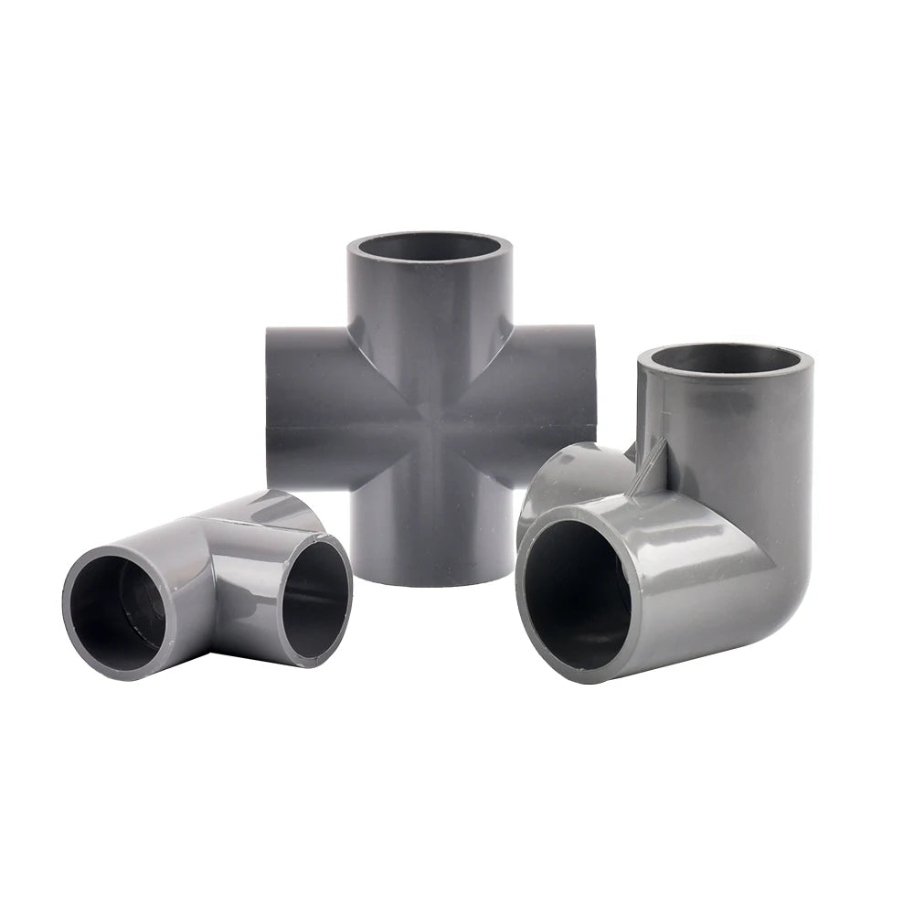 Inside Diameter 20/25/32mm 3-Way/4-Way/5-Way Three-Dimensional Pvc Connector Water Supply Pipe Fittings Equal Connectors