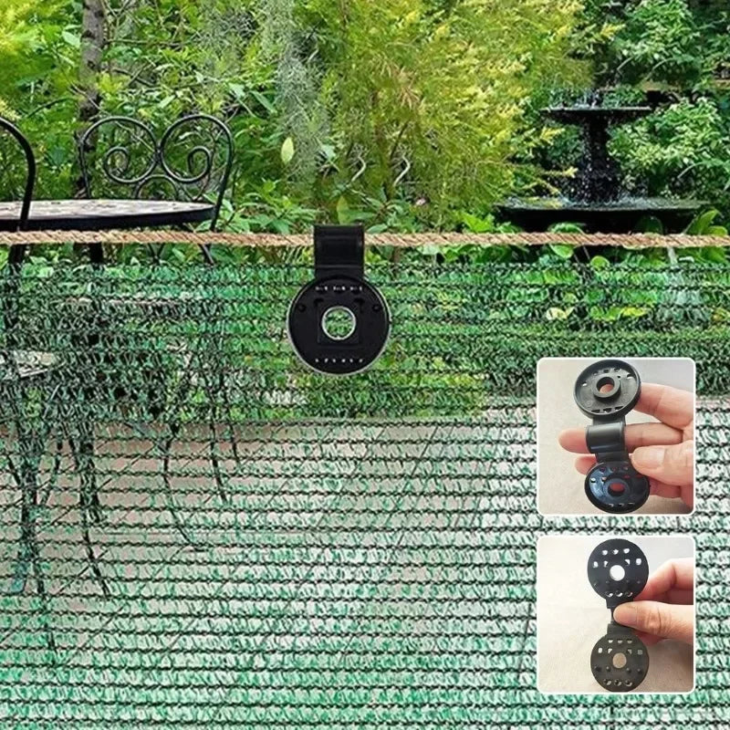 Lock-Grip Clips for Shade Cloth, Tarps and Garden Netting, 10–100 Pack