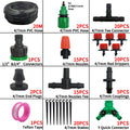 Irrigation System Garden Tools Drip Watering Kits Automatic Watering Hose With Adjustable Drippers, Convenient Installation, Saves Water