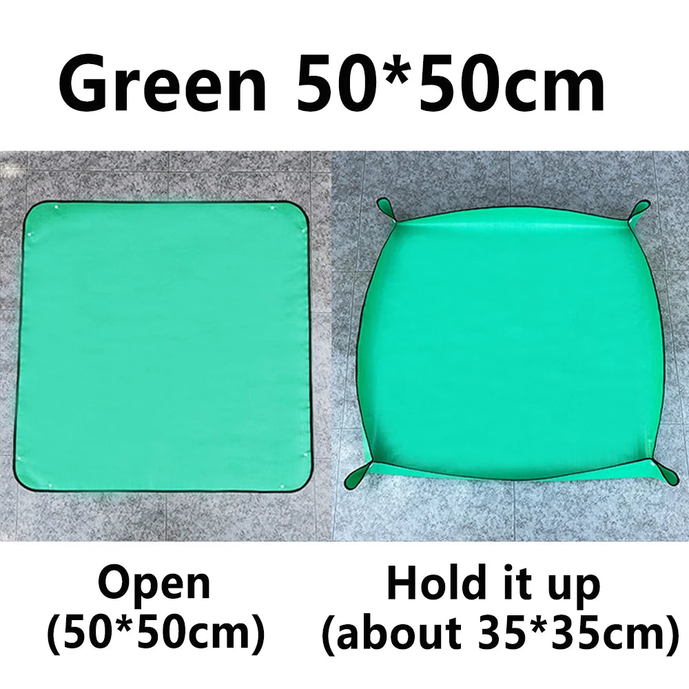 Foldable Waterproof Repotting Mat, 32–100 cm