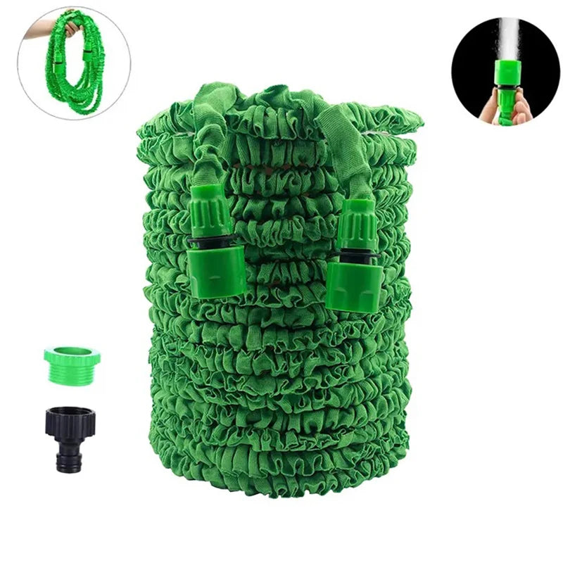 25FT-200FT Expandable Garden Watering Hose High Pressure Car Wash Magic Flexible Water Hose Jardin Irrigation Cleaning Tools