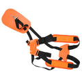 Adjustable Double Shoulder Harness for Trimmers and Brush Cutters, Orange