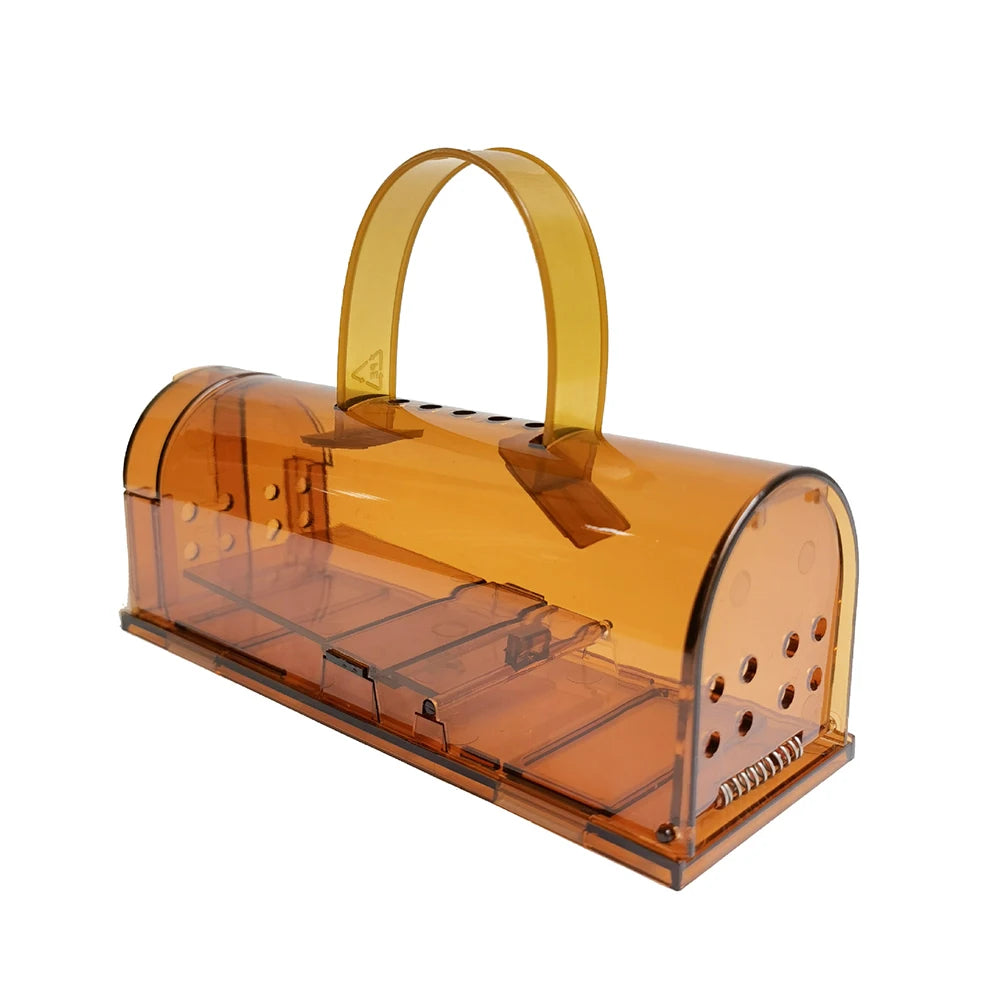 Home Garden Plastic Mousetrap, Mouse Cage, Reusable Mouse Rodent Catcher, Pet Control Cage