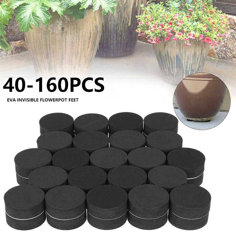 Self-Adhesive EVA Pot Feet, 40–160 Pack