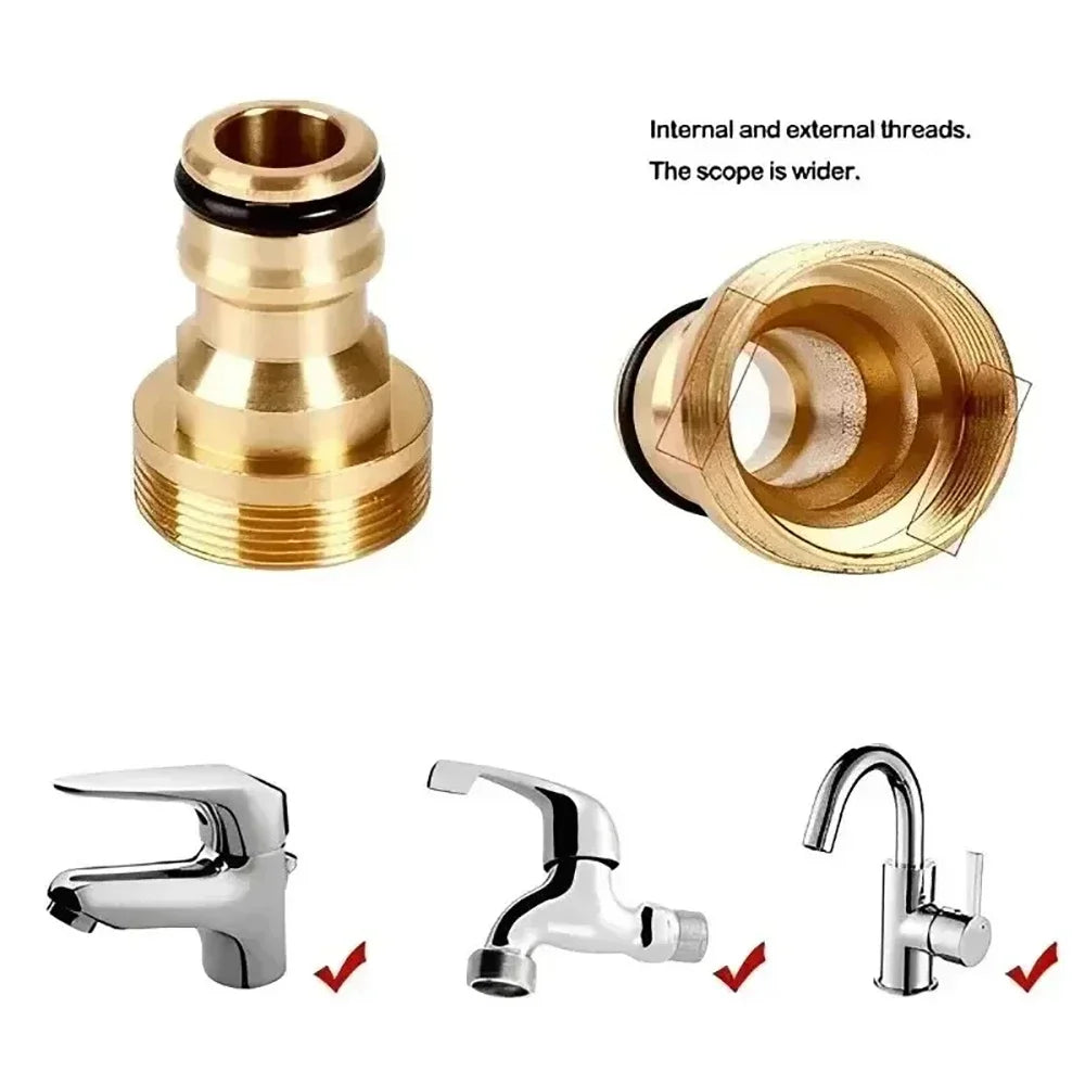 1/2/5PCS Universal Tap Kitchen Adapters Hose Adaptor Basin Garden Watering Fittings Pipe Joiner Tool Home Replacement Accessory