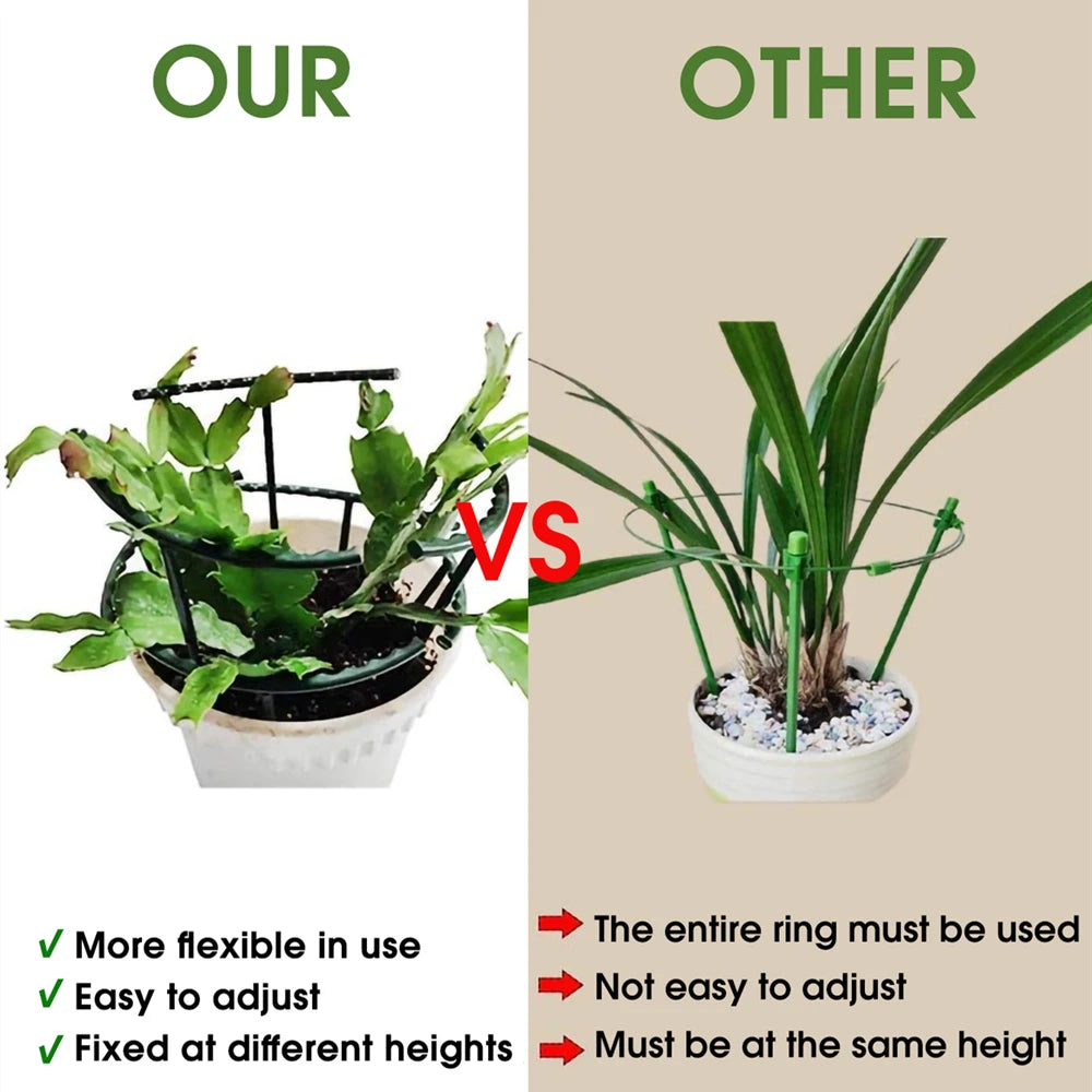 T-Shaped Plastic Plant Support Brackets, 16 or 27 cm