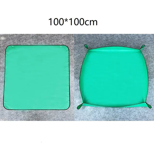 Waterproof Repotting Mat with Corner Locks, 50–100 cm