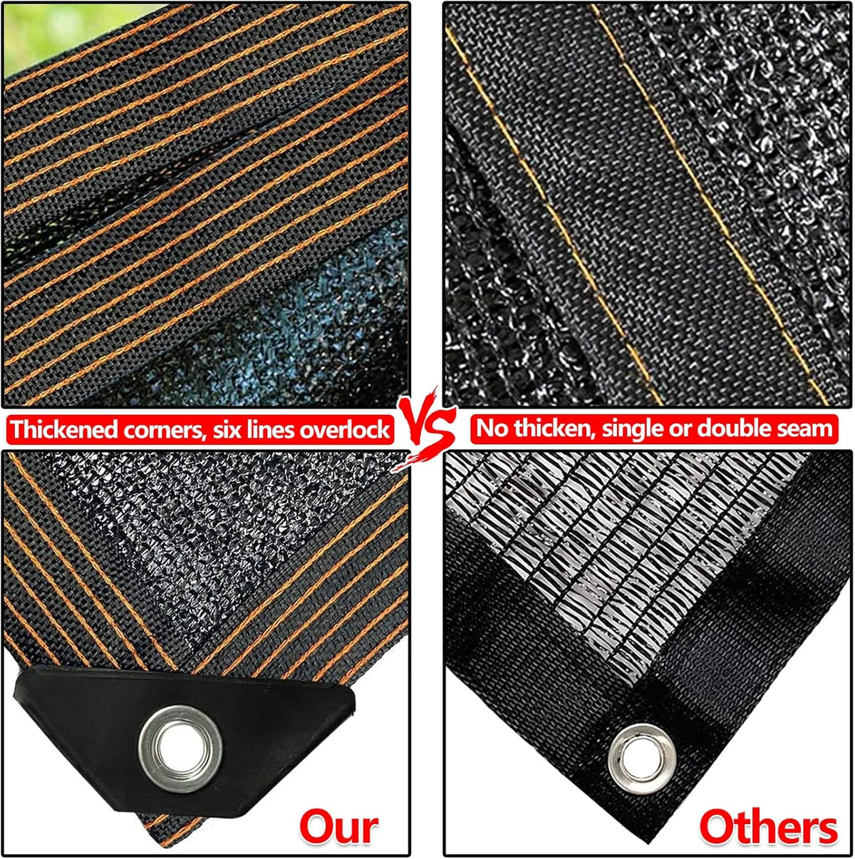 Shade Cloth - 70-90% Sunblock Net for Garden Patio,Shade Sails for Plants Greenhouse Outdoor Pergola Lawn Swimming Sun Shade Clo