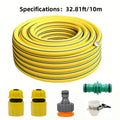5/10/20m Heavy-Duty Rubber Garden Hose - Scratch & Wear Resistant, Leak-Proof, All-Season for Home, Balcony & Car Washing