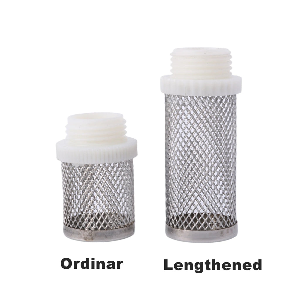 6-19mm Lengthened Stainless Steel Mesh Filter Garden Irrigation Pump Protection Hose Filter Water Cleaning Mesh Brass Filter