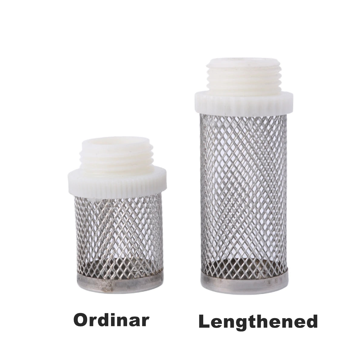 6-19mm Lengthened Stainless Steel Mesh Filter Garden Irrigation Pump Protection Hose Filter Water Cleaning Mesh Brass Filter
