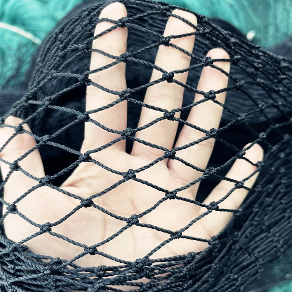Black PE Garden and Bird Netting, 6–12 Strand, 1.5–5 cm Mesh