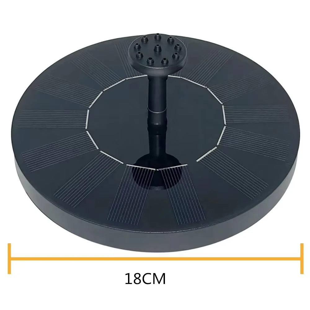 Waterfall Fountain Mini Solar Water Fountain Pool Pond Garden Decoration Outdoor Bird Bath Solar Powered Fountain Floating Water