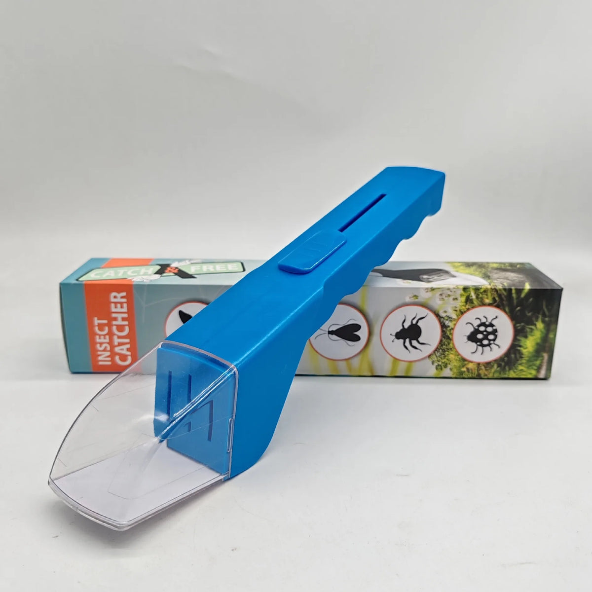 Handheld Insect Catcher Portable Transparent Insect Trap Outdoor Exploration Insect Observation Box Bug Clip Safe Capture Tool