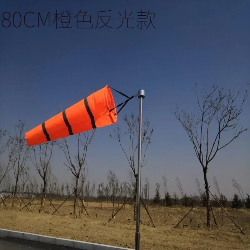 40/60/80/100 Reflective Windsock Outdoor Scratchproof Windproof Fluorescent Reflective Wind Sock Weathervane
