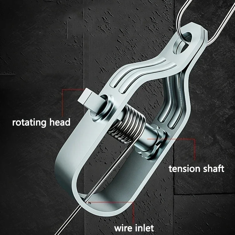 5pcs Wire Tensioners - Adjustable Cable & Fence Puller Tool for Secure Barbed Wire, Greenhouses & Grape Vines