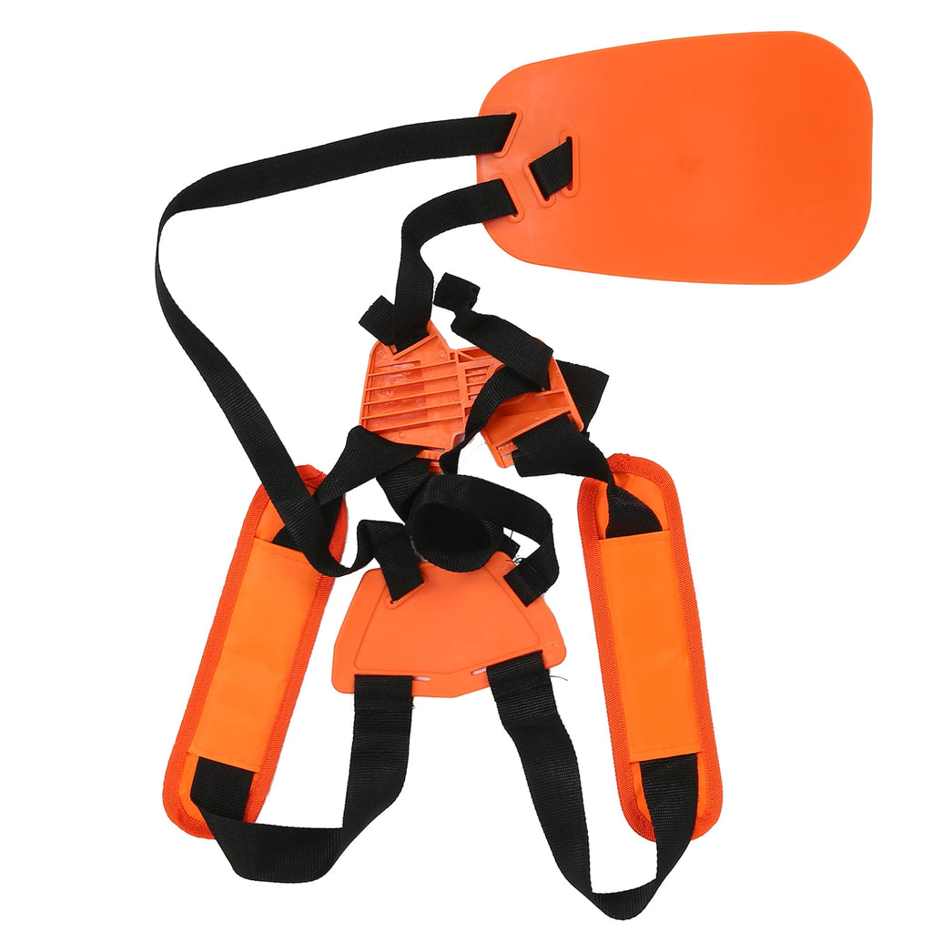 Adjustable Double Shoulder Harness for Trimmers and Brush Cutters, Orange