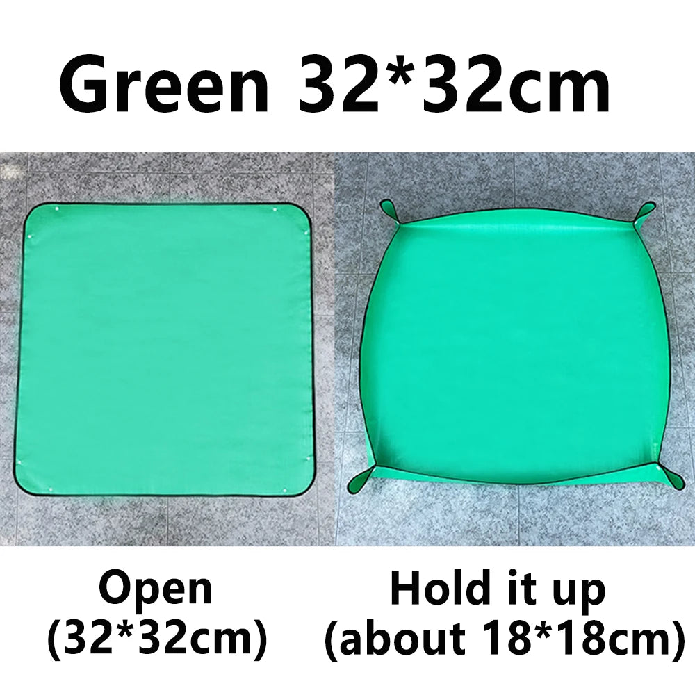 Foldable Waterproof Repotting Mat, 32–100 cm