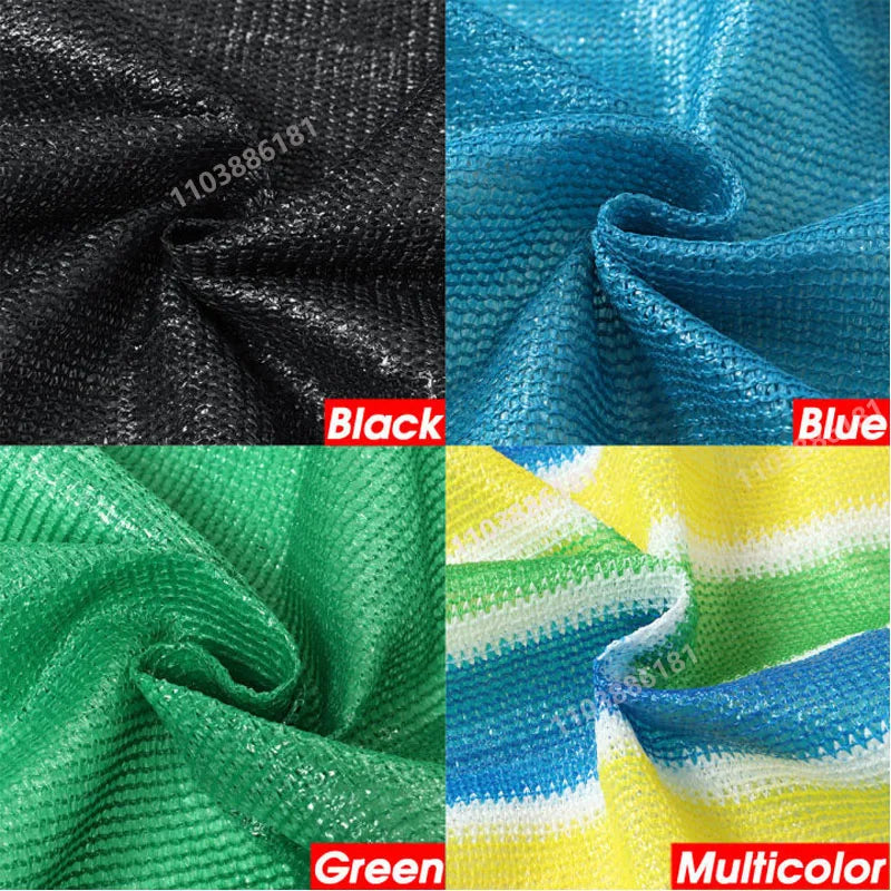 HDPE Garden Shade Net, 75–80% Shade, Multiple Sizes