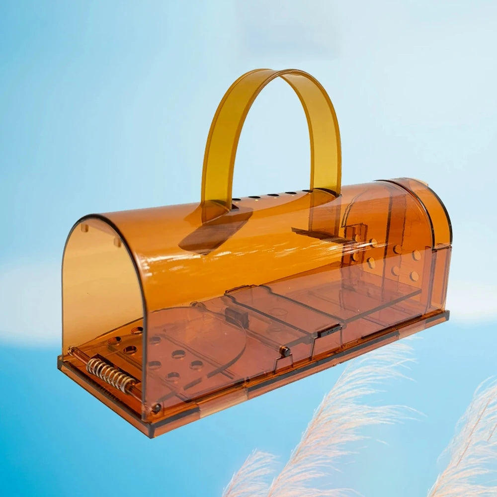 Home Garden Plastic Mousetrap, Mouse Cage, Reusable Mouse Rodent Catcher, Pet Control Cage