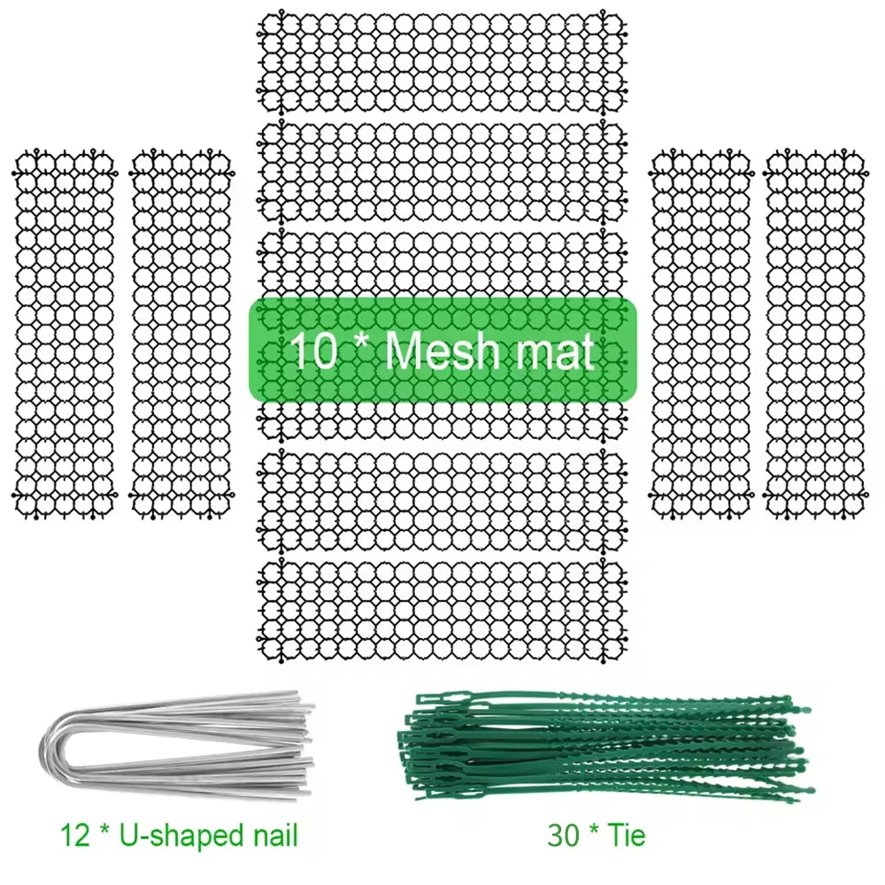 Garden Prickle Strips to Deter Digging, 49 × 14 cm, 6 or 10 Pack