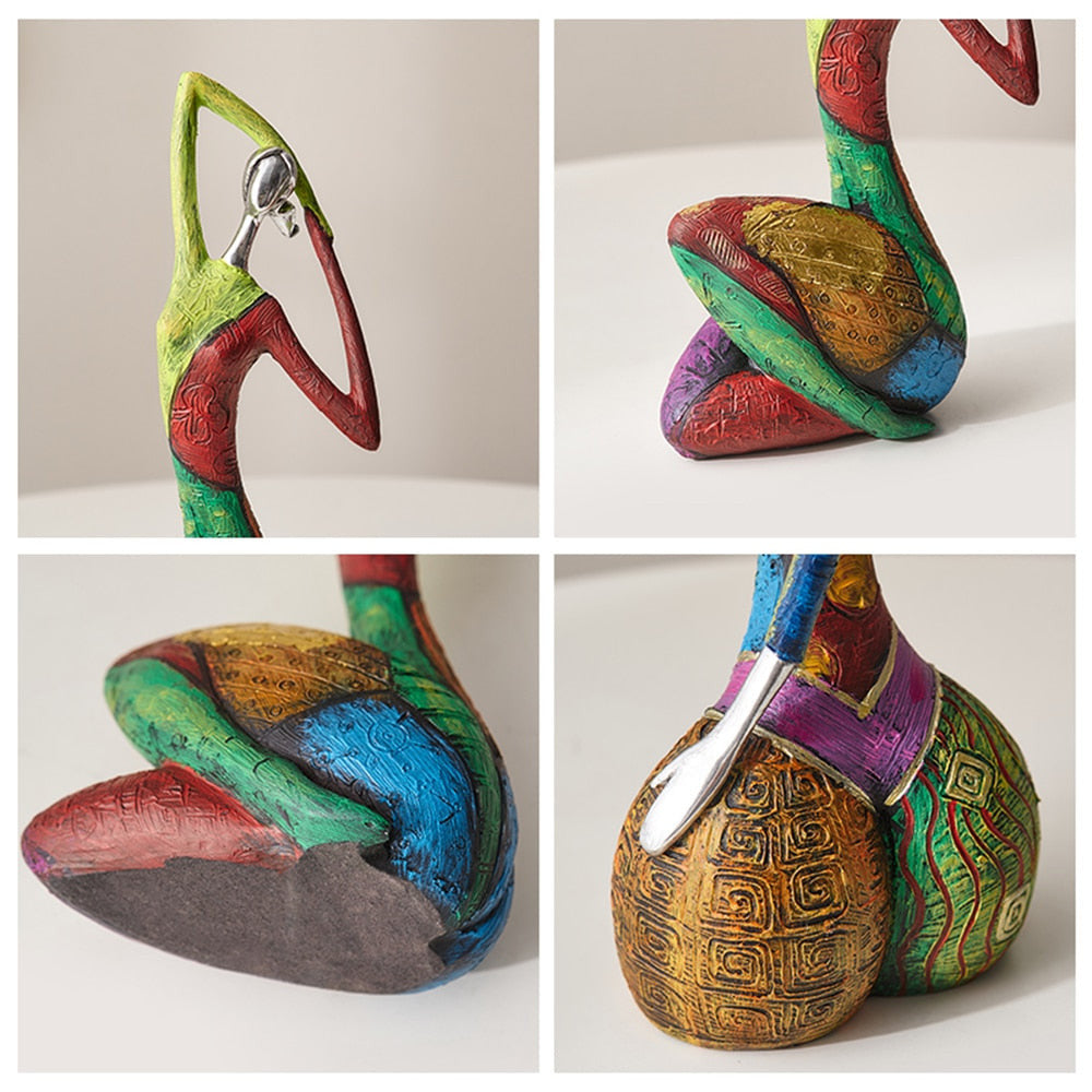 ArtZ® Abstract Colorful Women Sculptures