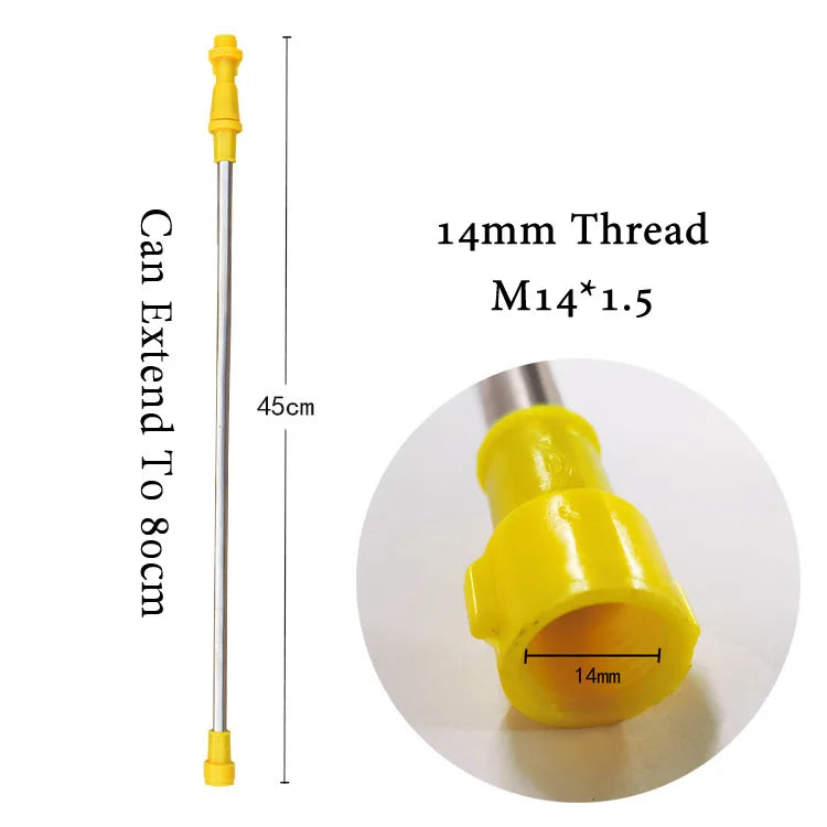 Retractable 0.45-0.8m Spraying Rod For Hand Pressure Sprayer Outdoor Garden Pesticide Spray Tree Watering Can Accessories