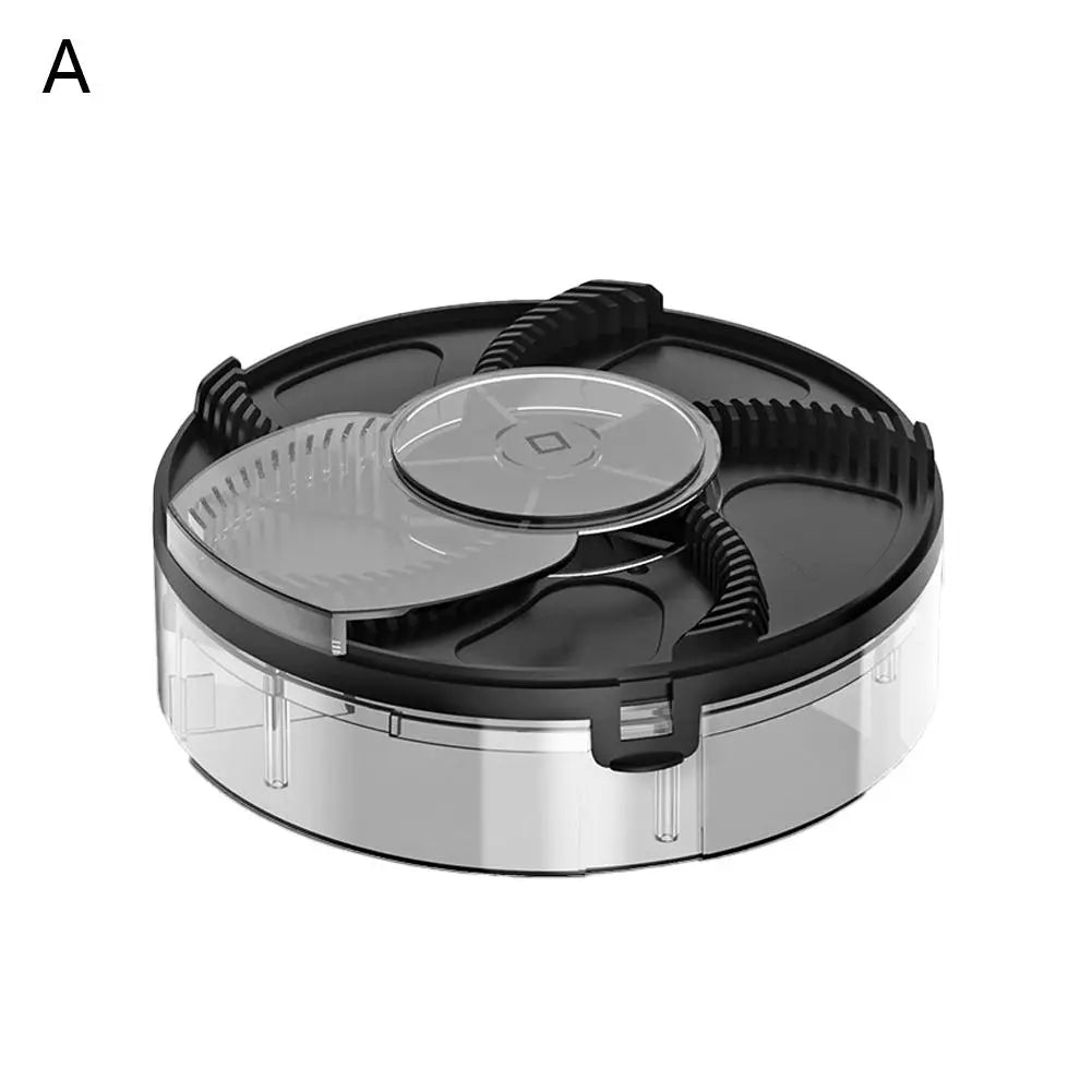 Automatic Rotating Fly Trap Electric Indoor Pest Catcher Transparent Removable Bait Box Device for Gnat Control Home Patios Tool