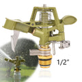 1/2" /3/4" Connections Metal 360° Rotating Pulsating Sprinkler Rocker Arm Fits for Lawn Garden Irrigation Sprinkler Rocker Arm