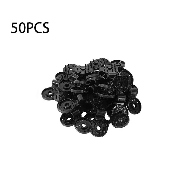 50/100pcs Heavy Duty Lock Grip Plastic Clips Greenhouse Shade Cloth Fix Clamp Tarp Clips Fence Fabric Clips for Garden Netting