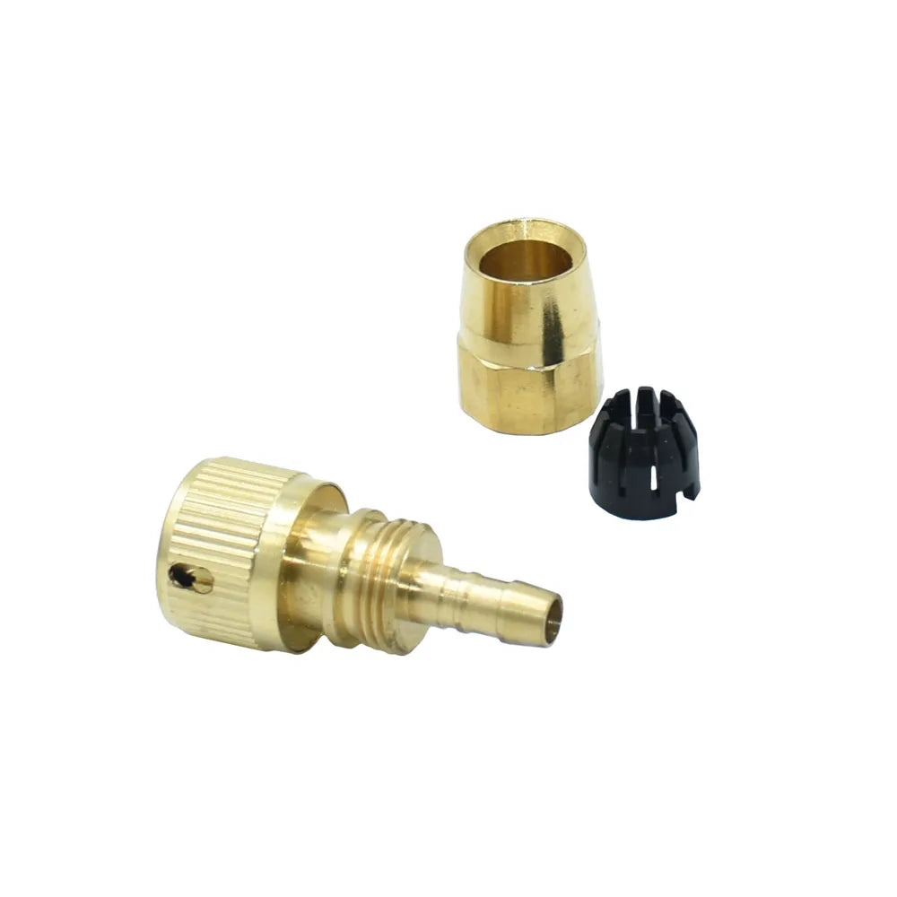 Brass 16mm Nipple Quick Connector 1/2'' 3/4'' 1'' Thread Hose Quick Connector Car Wash Garden Irrigation Water Gun Fitting