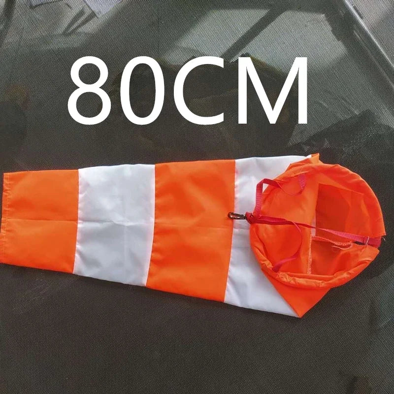 40/60/80/100 Reflective Windsock Outdoor Scratchproof Windproof Fluorescent Reflective Wind Sock Weathervane