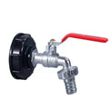 1PC Durable IBC Tank Tap Adapter S60*6 Coarse Thread Connector Replacement Valve for 1/2'' 3/4'' Faucet Garden Home Use