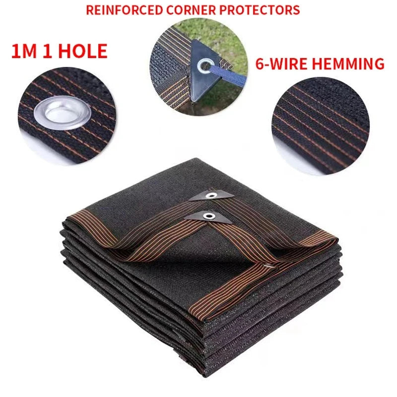 HDPE Garden Shade Net, 75–80% Shade, Multiple Sizes