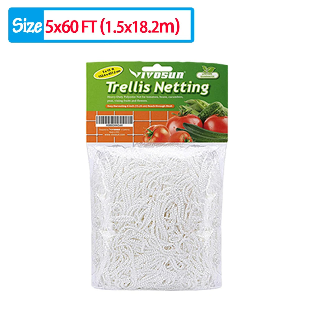Garden Climbing Net Trellis Netting Heavy-Duty Plant Support Stand for Flowers Vegetable Vine Orchard Gardening Tools