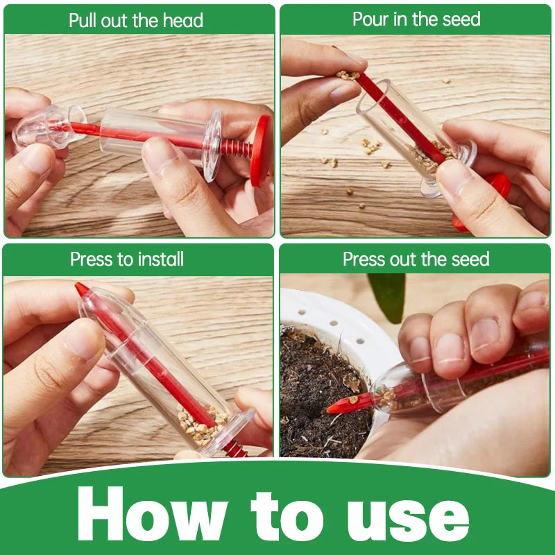 Handheld Seed Sower with 5 Settings, 1–5 Pack