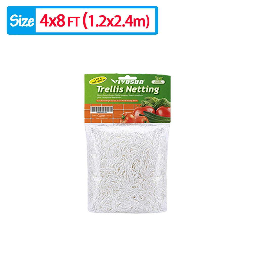 Garden Climbing Net Trellis Netting Heavy-Duty Plant Support Stand for Flowers Vegetable Vine Orchard Gardening Tools