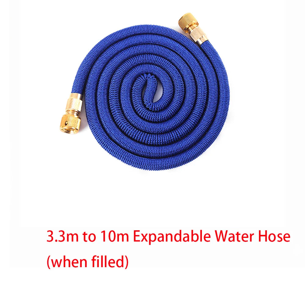 3X Telescopic TPE Water Hose Copper Plated Garden Hose for Car Wash Magic Telescopic Flexible Pipe Home Outdoor Watering