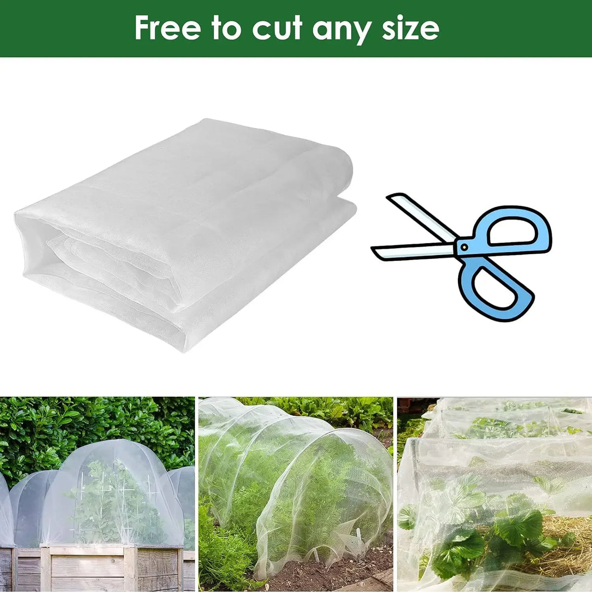 Garden Plant Insect Protection Net Vegetable Flower Fruit Care Cover Network Greenhouse Protective Net Pest Control Anti-Bird