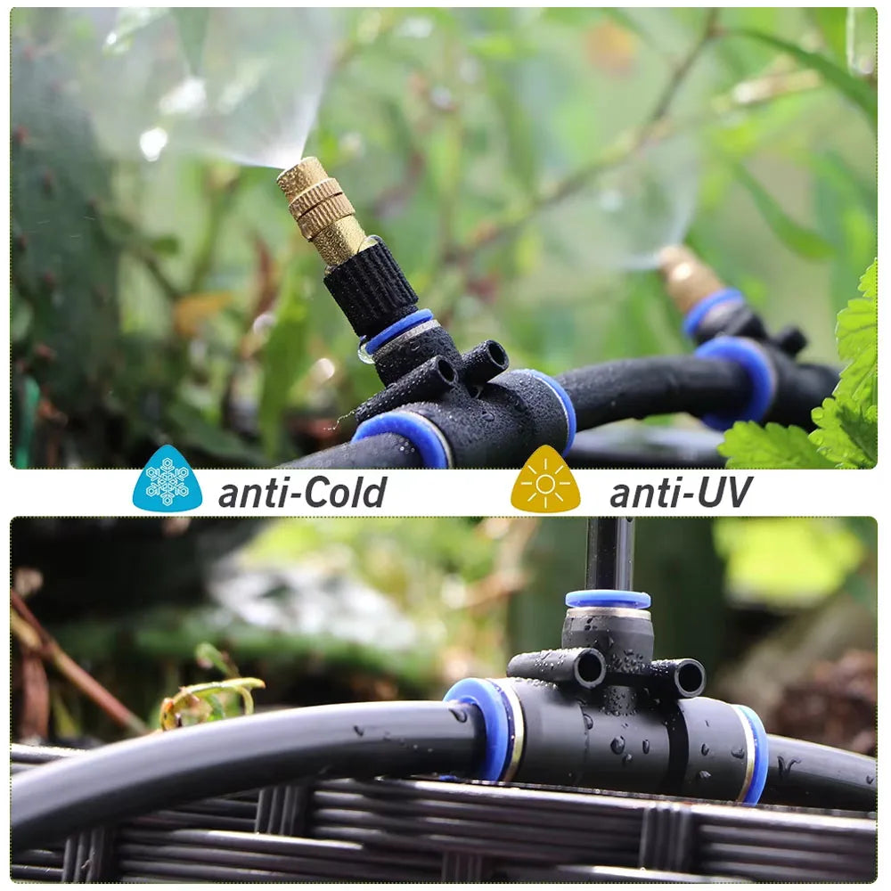 Black PE Irrigation Tubing, 6, 8 or 12 mm OD, 20–50 m