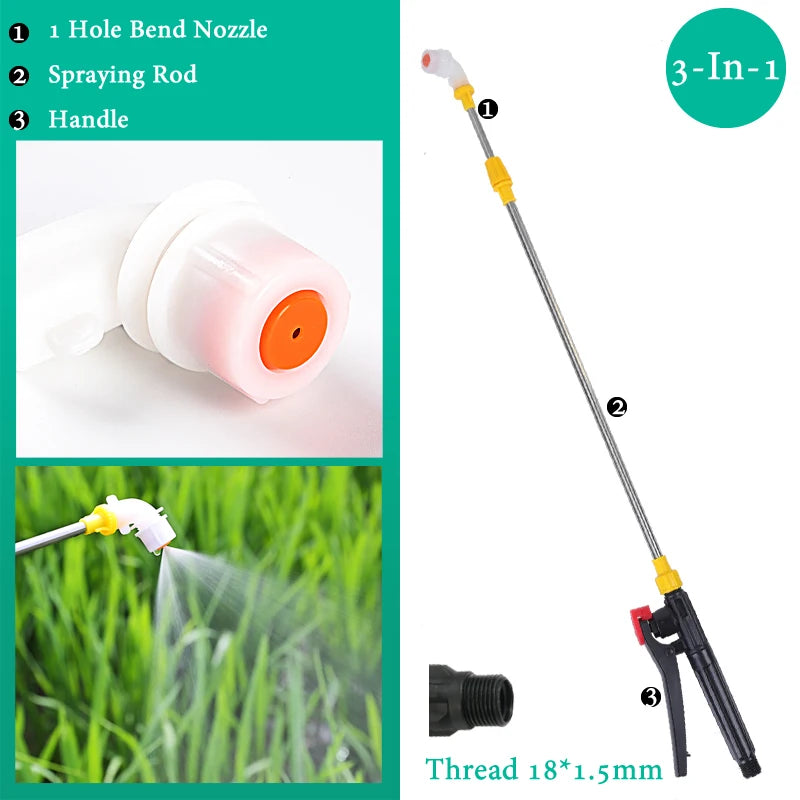 Retractable 0.45-0.8m Spraying Rod For Hand Pressure Sprayer Outdoor Garden Pesticide Spray Tree Watering Can Accessories