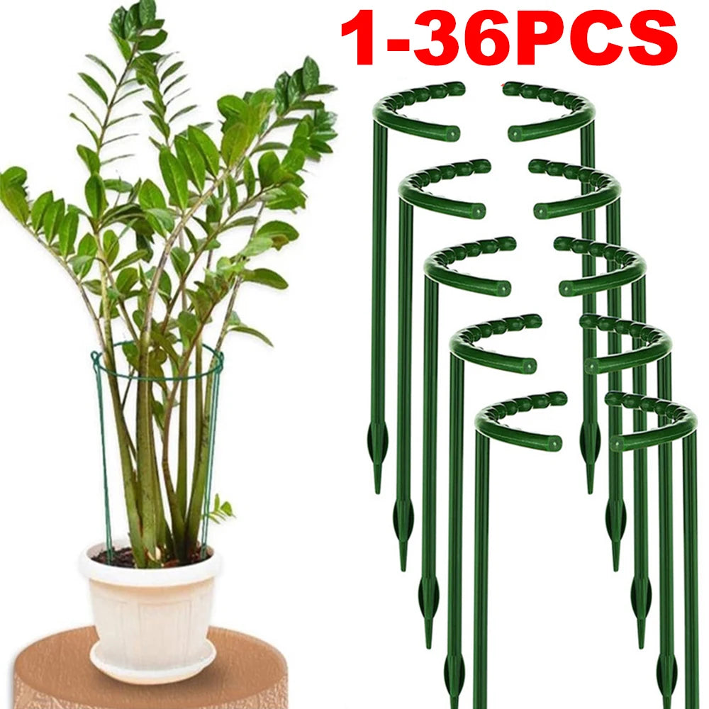 T-Shaped Plastic Plant Support Brackets, 16 or 27 cm