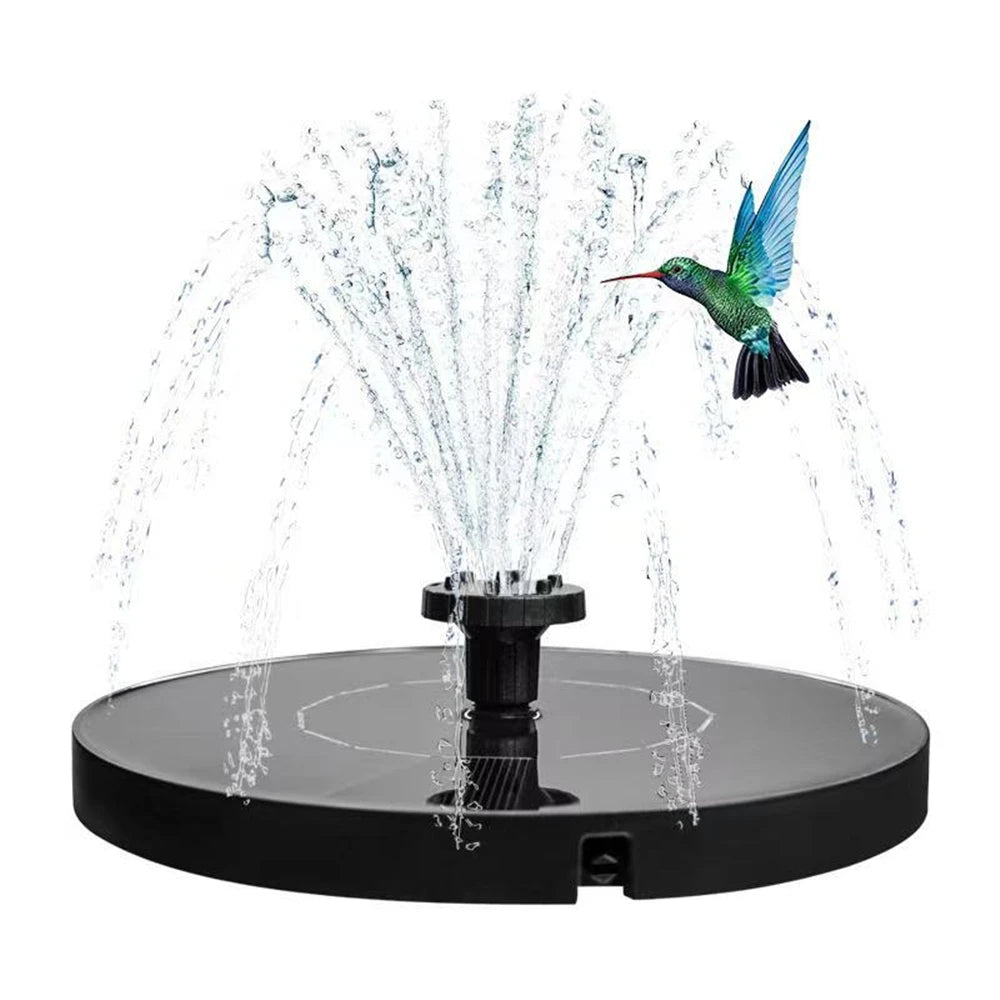 Mini Solar Water Fountain Pool Pond Waterfall Fountain Garden Decoration Outdoor Bird Bath Solar Powered Fountain Floating Water