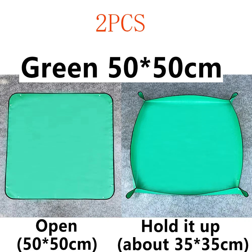 Foldable Waterproof Repotting Mat, 32–100 cm