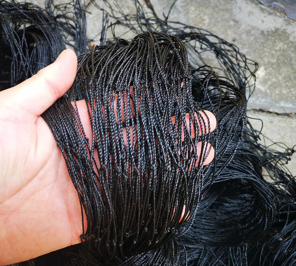 Black PE Garden and Bird Netting, 6–12 Strand, 1.5–5 cm Mesh